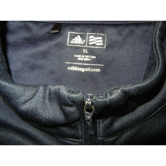 Adidas Golf Jacket Men Size XL 1/4 Zip Windbreaker Polyester Pullover Sweater - Picture 10 of 10